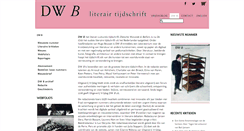 Desktop Screenshot of dwb.be